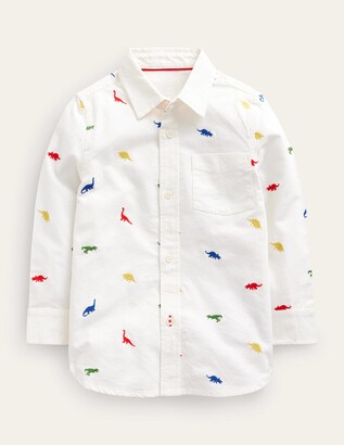 Boden Embroidered Oxford Shirt