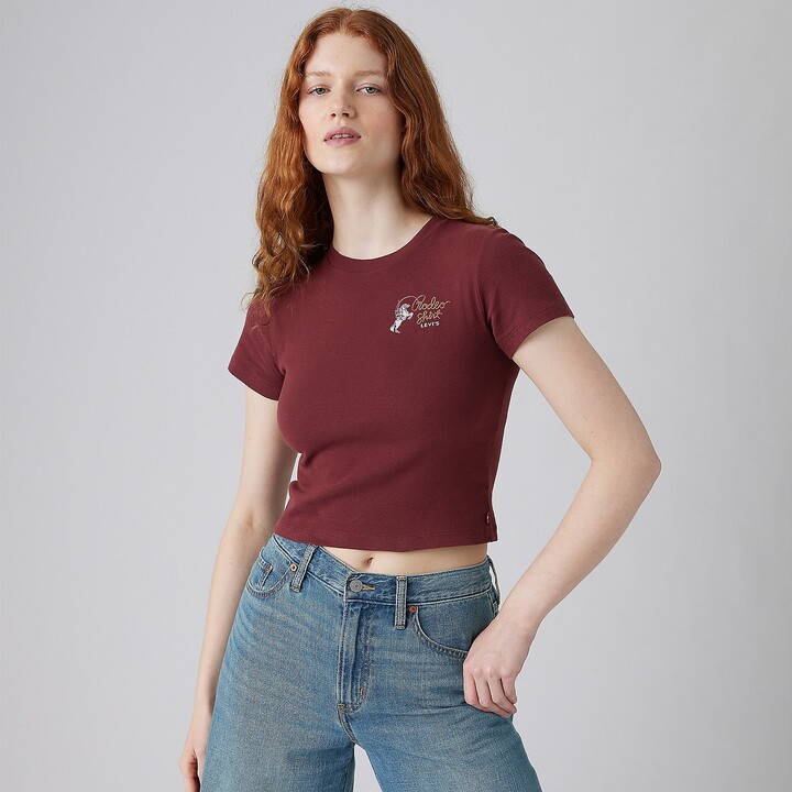 Levi's Graphic Essential Sporty Tee T-Shirt - Women's - Chocolate Truffle
