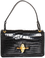 Thumbnail for your product : Hermes 1960S Black Crocodile Leather Handbag
