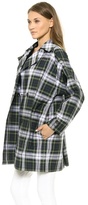 Thumbnail for your product : McQ Plaid Trench Coat