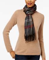 Thumbnail for your product : Cejon Grid Pattern Plaid Woven Scarf