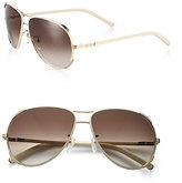 Thumbnail for your product : Chloé Oversized Aviator Sunglasses
