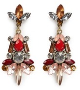 Thumbnail for your product : Nobrand Crystal and stone drop earrings