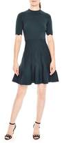 Thumbnail for your product : Sandro Fit & Flare Sweater Dress