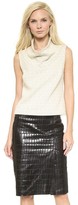 Thumbnail for your product : Yigal Azrouel Cut25 by Oversized Turtleneck Top