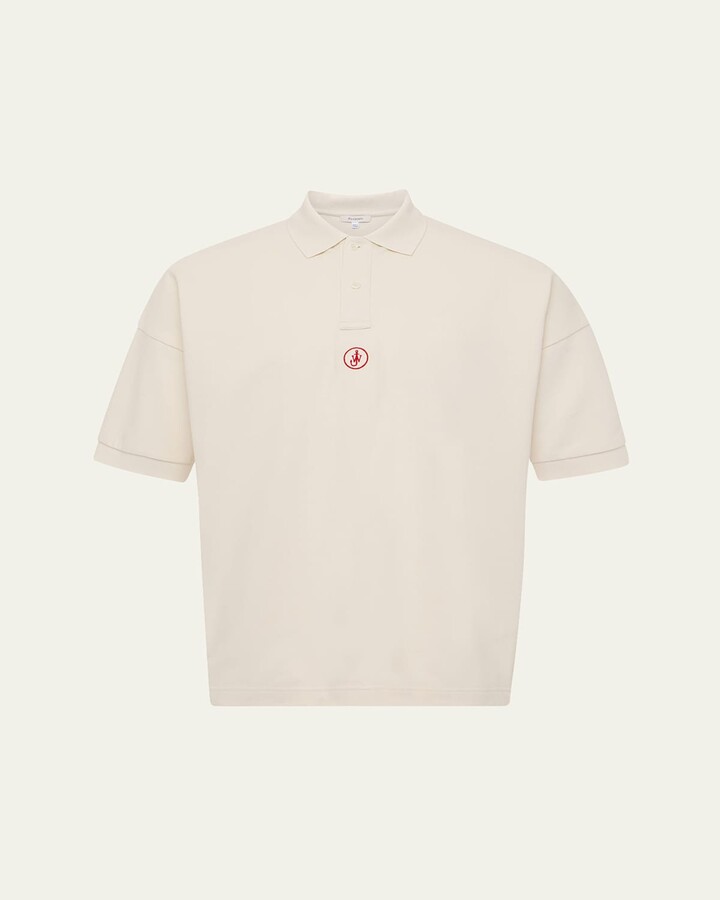 J.W.Anderson Men's Anchor Embroidery Polo Shirt