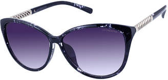 Liz Claiborne Full Frame Cat Eye UV Protection Sunglasses-Womens