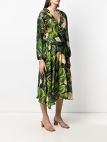 Thumbnail for your product : Liu Jo Tropical-Print Midi Dress