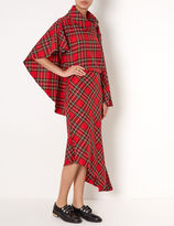 Thumbnail for your product : Awake Red Tartan One Sleeve Dress