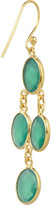 Thumbnail for your product : Chan Luu Gold-plated chalcedony earrings