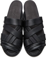 Thumbnail for your product : Marsèll Black Marcella Flat Sandals