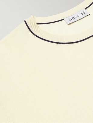 ODYSSEE Feron Cotton T-Shirt - Men - Neutrals - M