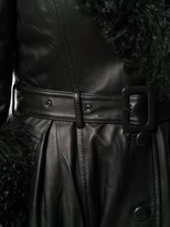 Thumbnail for your product : Saks Potts Belted Shearling Coat