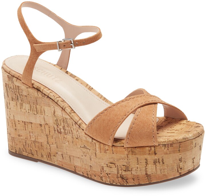 Schutz wedges sale Clearance