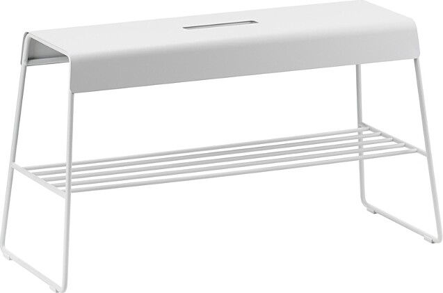 Zone Denmark Bench with Shelf A-Bench Outdoor
