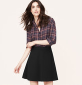 Thumbnail for your product : LOFT Tall Scuba Flare Skirt