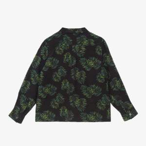 soeur Fenouil Tropical Print Viscose Shirt - 36 - Black/Green