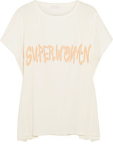 Thumbnail for your product : Chloé Superwoman Cotton-jersey T-shirt - medium