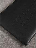 Thumbnail for your product : Burberry Embossed Leather Ziparound Pouch and Coin Case