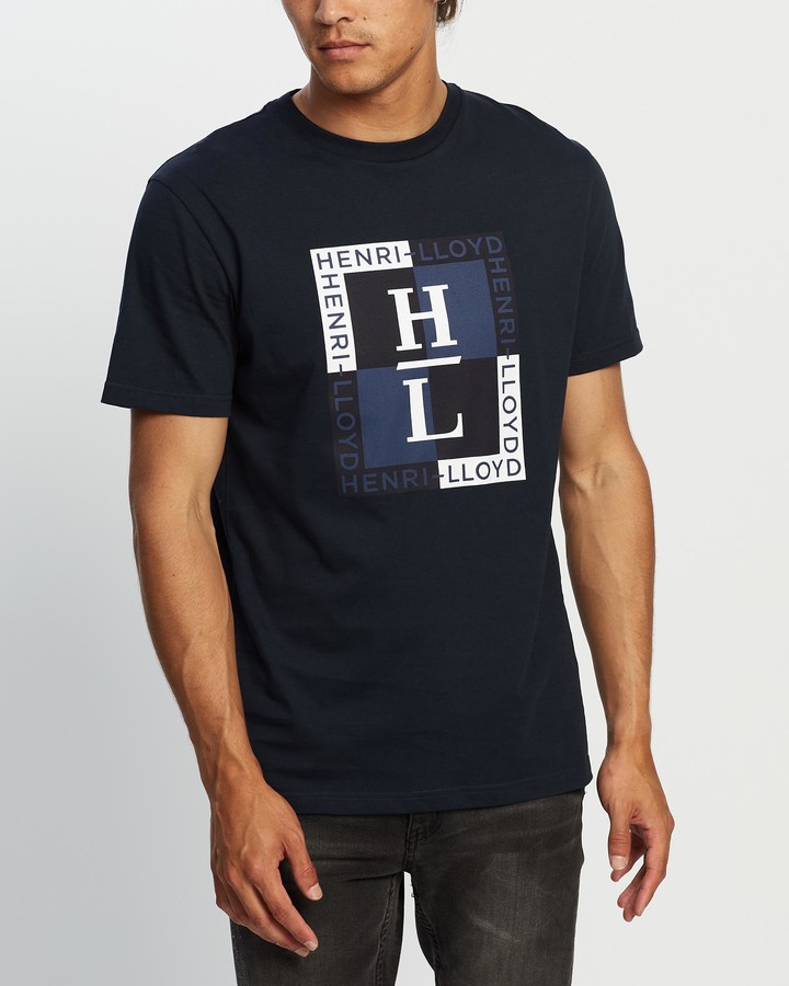 Henri Lloyd Men's Navy Printed T-Shirts 