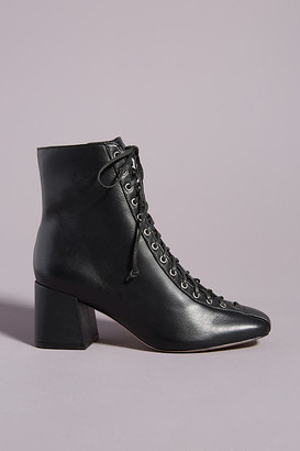 women's lace up granny boots