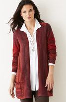 Thumbnail for your product : J. Jill Ombré-Striped Cardigan