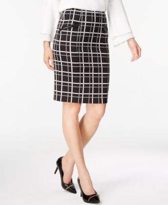 Alfani Petite Printed Pencil Skirt, Created for Macy's