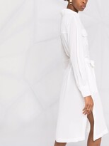 Thumbnail for your product : Blanca Vita Celosia tie-waist shirtdress