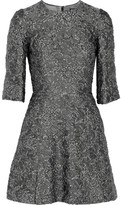Thumbnail for your product : Dolce & Gabbana Metallic matelassé mini dress