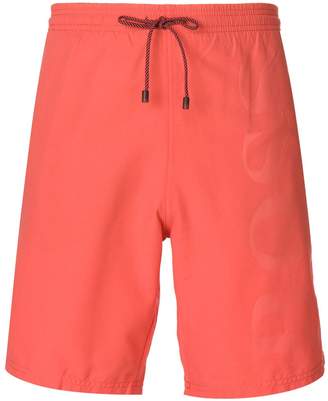 HUGO BOSS brand embossed swimming shorts