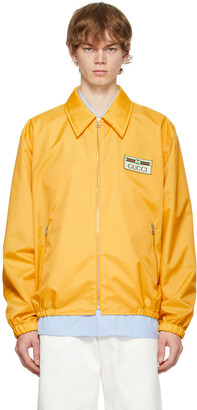 Gucci Yellow Canvas Lightweight Jacket