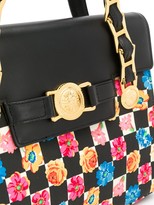 Thumbnail for your product : Versace Pre Owned Flower Print Handbag
