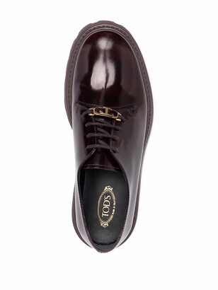 Tod's T Chain lace-up shoes
