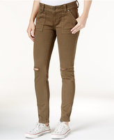 Thumbnail for your product : Miss Me Ripped Green Wash Skinny Jeans