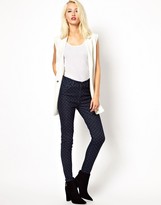 Thumbnail for your product : Just Female Skinny Jean In Dot Print