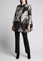 Thumbnail for your product : Libertine Night Flower Metallic Jacquard Cocoon Coat