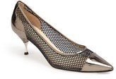 Thumbnail for your product : Aquatalia by Marvin K 'Izzy' Mesh & Metallic Leather Pump