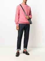 Thumbnail for your product : Harmony Paris Shaggy crewneck wool jumper