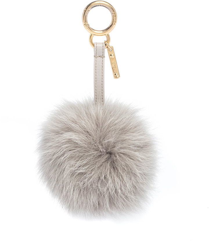 fur pom pom bag