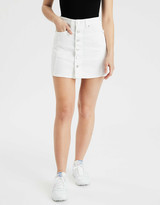 AE White Denim Skirt
