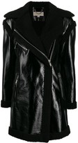 Thumbnail for your product : MICHAEL Michael Kors Shearling Lining Zip Coat