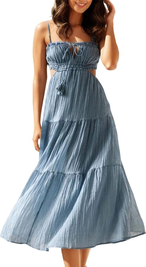 Generic Mini Dresses for Women UK Women's Beach Dresses Women