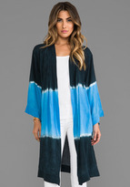 Thumbnail for your product : Blue Life Topanga Kimono on Ocean Blue Tie-Dye