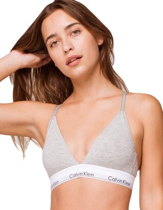 Calvin Klein Gray Women's Bras | Shop the world's largest collection 