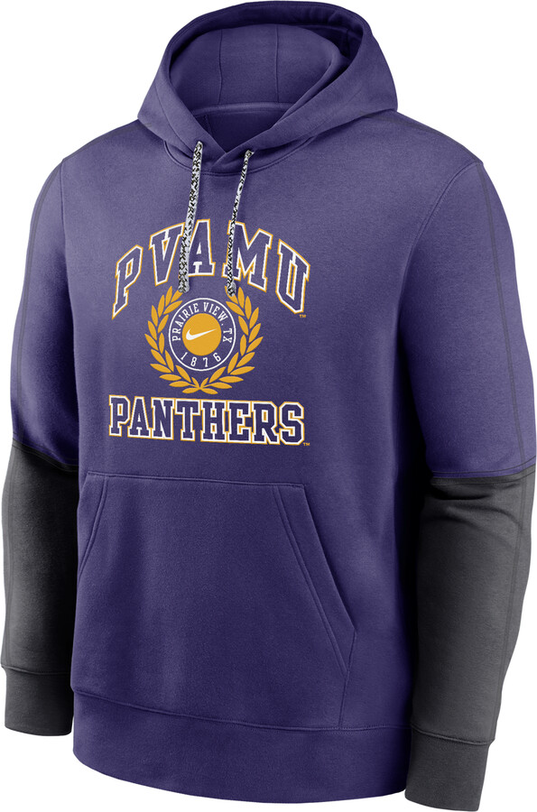 Prairie View A&M Club Team Issue Nike Men's College Pullover Hoodie in Purple | ZMFJ9195P989-PRV
