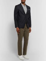 Thumbnail for your product : Officine Generale Blue Slim-Fit Wool Blazer