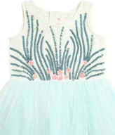 Thumbnail for your product : Billieblush Sequined Stretch Tulle Party Dress