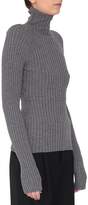 Thumbnail for your product : Haider Ackermann Wool And Silk Ribbed Turtleneck Sweater