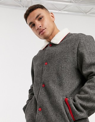 men's wool coach jacket