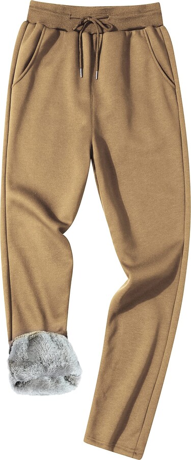 Children's Warm Pants Kids Winter Jogger Pants - Fleece Lined Sweatpants For Toddlers & Children Children's Joggers